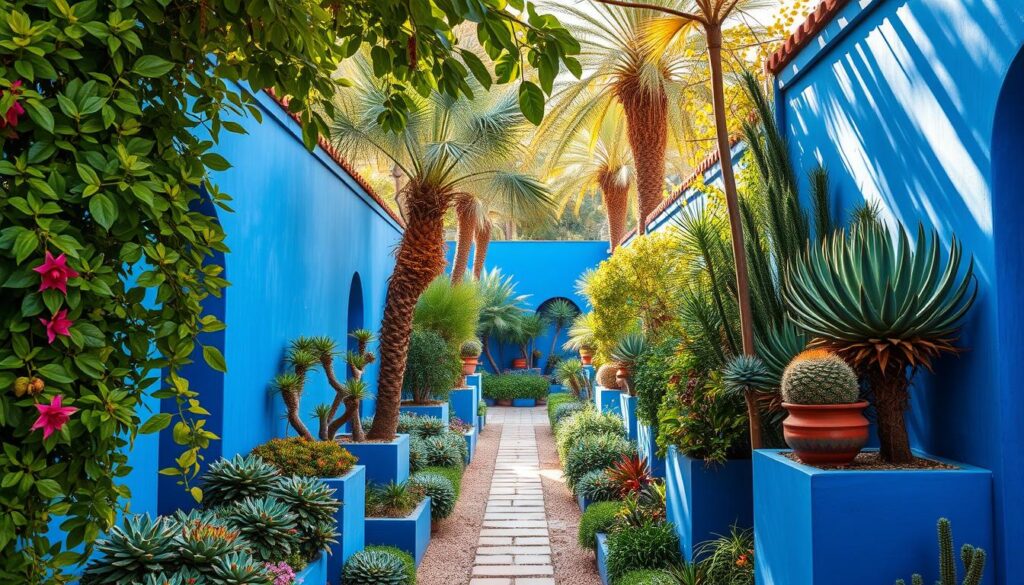 Botanical Diversity in Jardin Majorelle