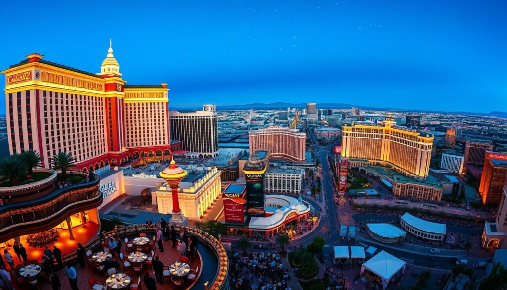 Las Vegas Strip Hotels Dining and Shopping