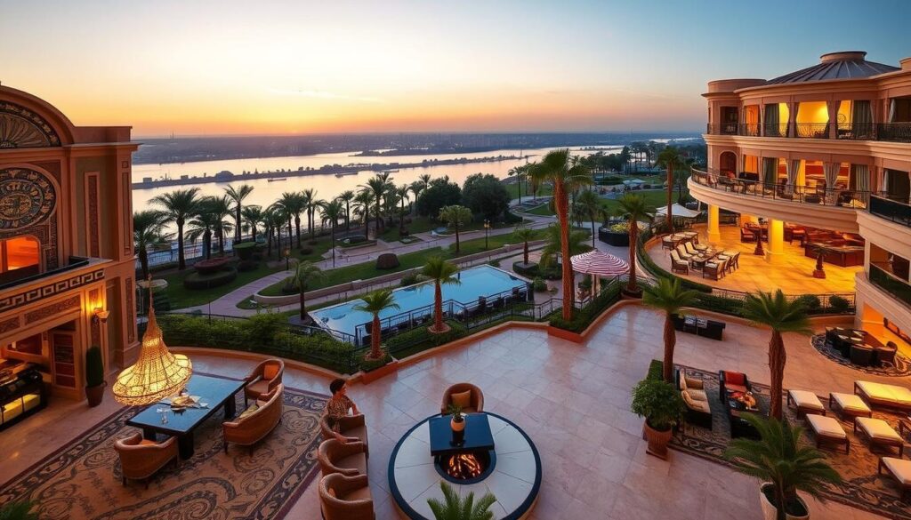 Luxury Sofitel Cairo Hotel Nile View