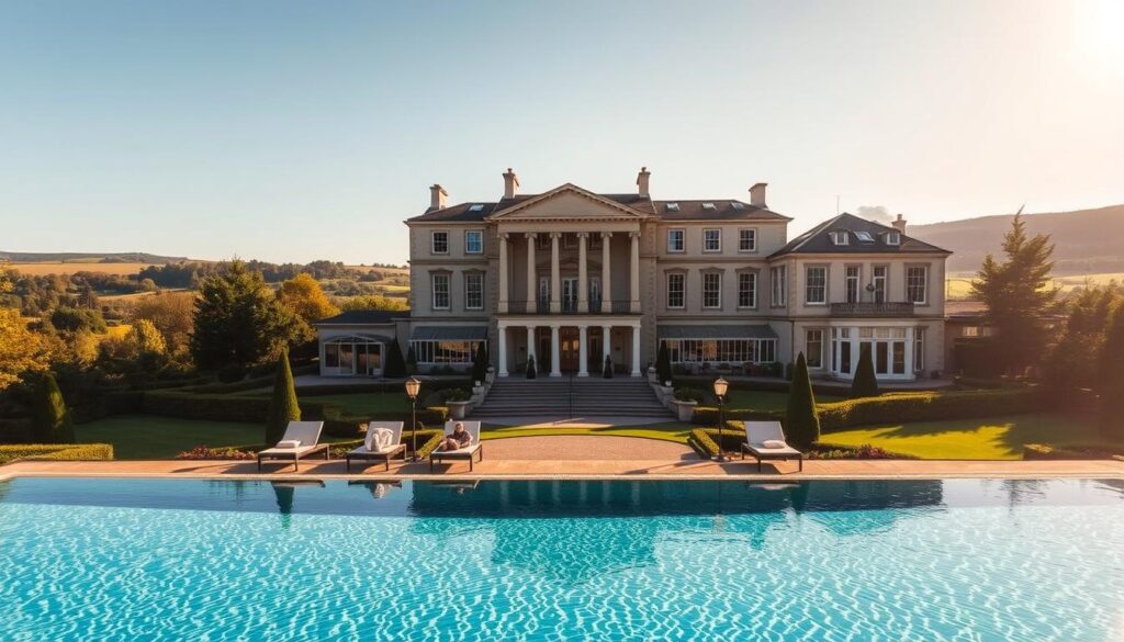 Luxury hotel with pool in UK Luxury hotel with pool in UK