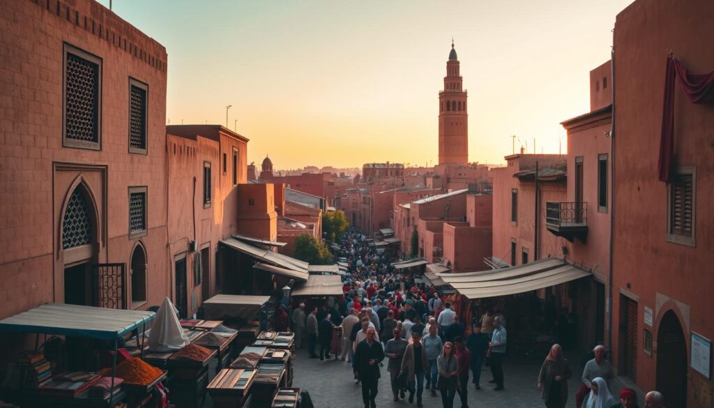 Marrakech Medina Neighbourhood Landscape