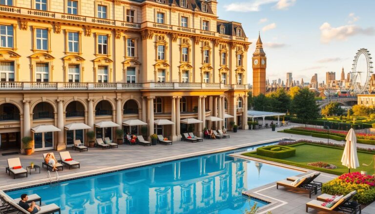 london hotel with pool