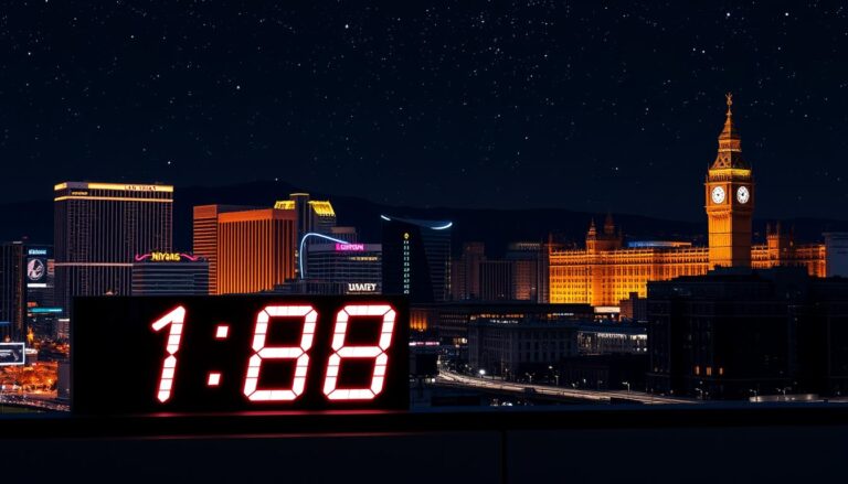 time difference vegas uk