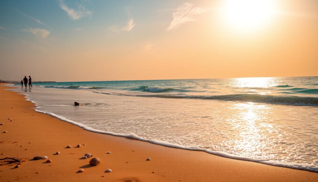 Agadir beach ocean temperatures
