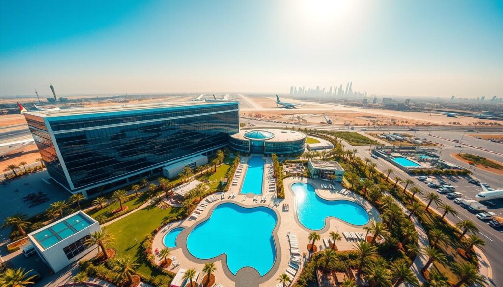 Dubai DXB airport hotel overview