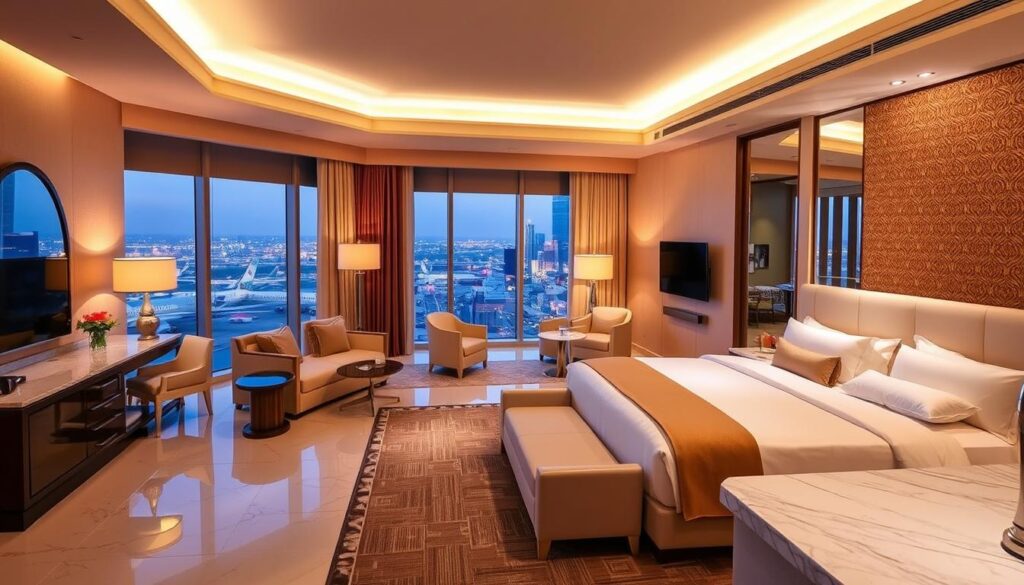 Dubai airport hotel rooms