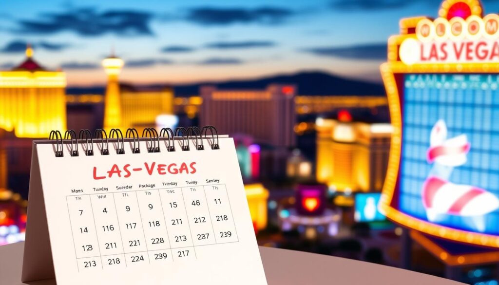 Inexpensive Vegas Getaways Planning Calendar