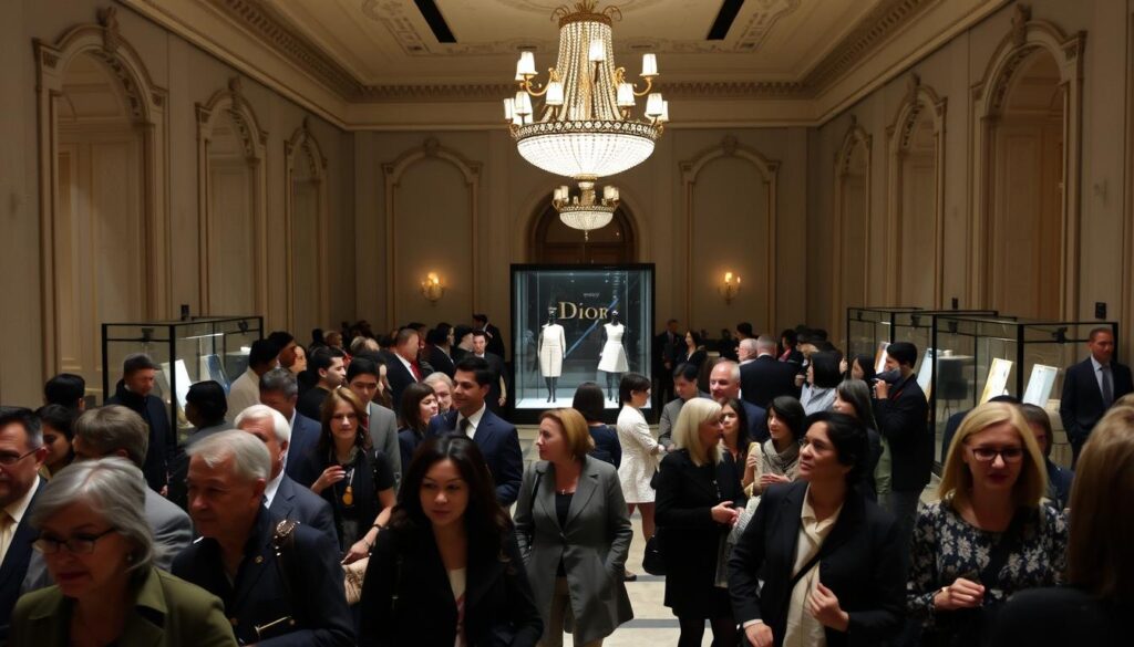 visitor demographics at the Dior Museum visitor demographics at the Dior Museum