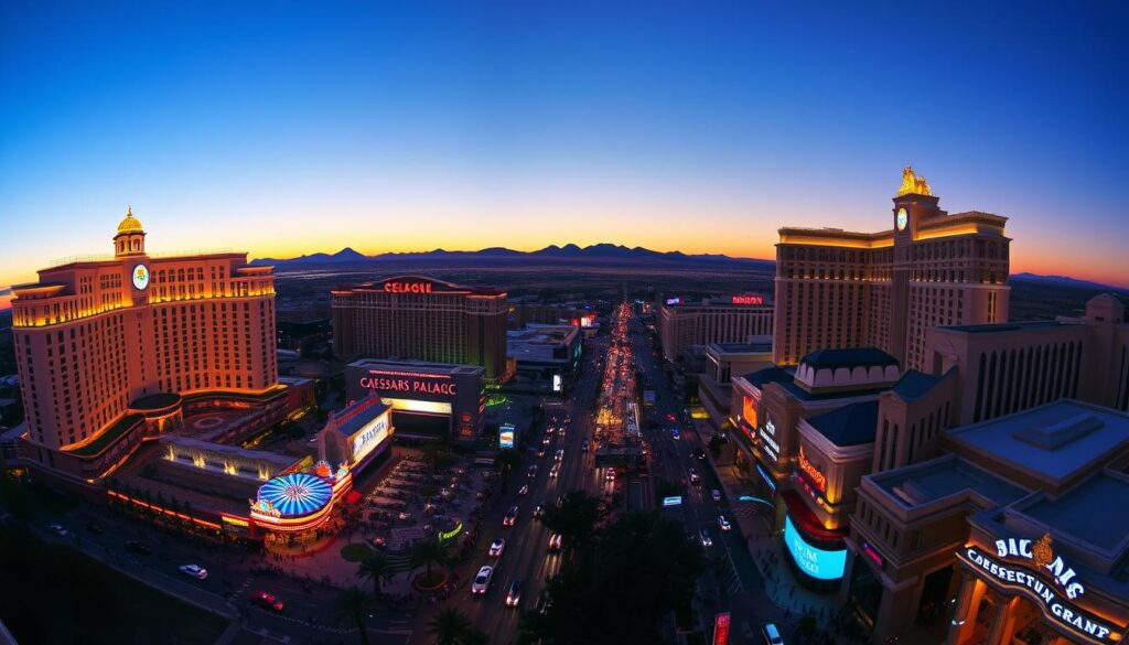 Las Vegas Strip Hotels Panorama