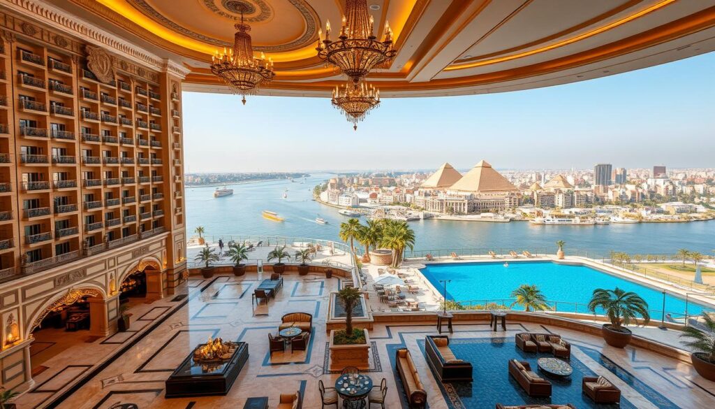 luxury hotels in egypt nile view