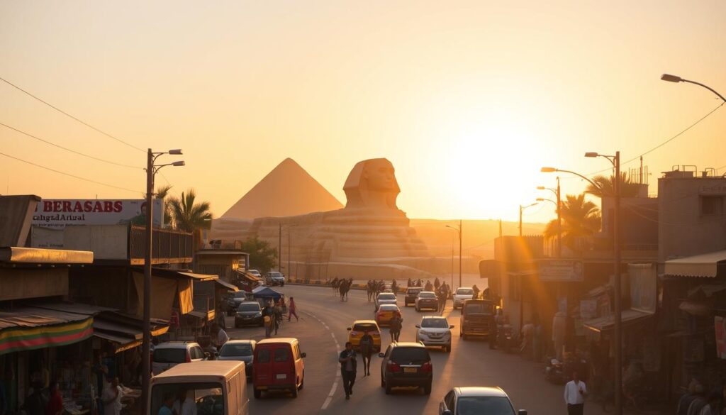 getting to giza