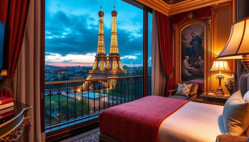 Luxury Paris Hotel Eiffel Tower View